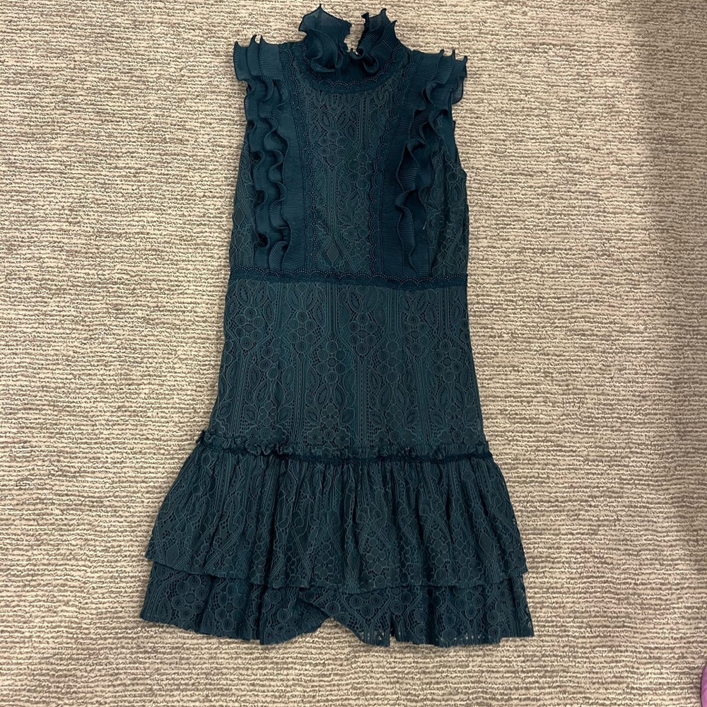 AQUA MINI DRESS